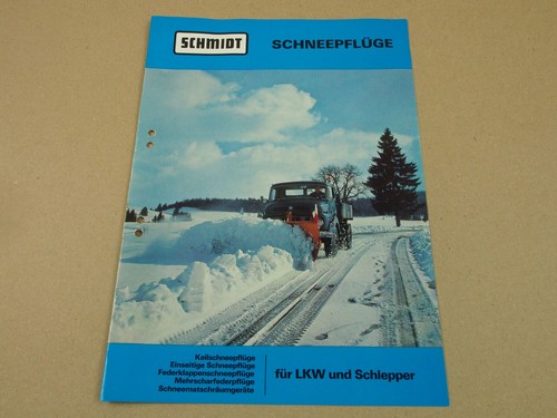 Prospekt schmidt schneepflüge - schmidt,