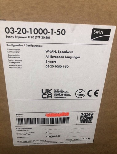Sma sunny tripower stp - tripower, 20