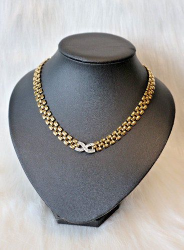 Edles collier bicolor - collier,