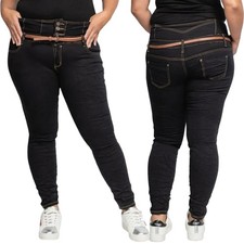 Damen High Waist Röhrenjeans