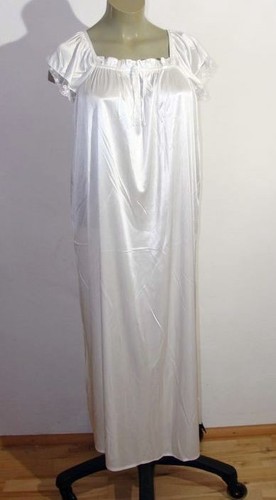 Vintage satin glanz - glanz, nachthemd