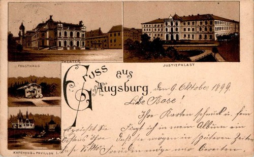 Litho gruss aus - litho, augsburg