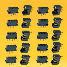 ✅ 10 Paar MPX Stecker Buchse Schwarz Hochstromstecker für Multiplex 6 Pin Polig
