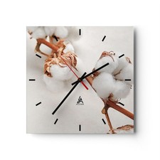 Modern Wanduhr 30x30cm Quadrat