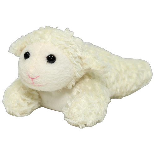 Schaf kuscheltier liegend - kuscheltier,