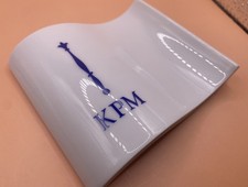 1.Wahl KPM Porzellanaufsteller Aufsteller Werbeschild Werbeaufsteller Zepter