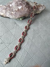 armband damen silber 925 email  Markasiten Antik