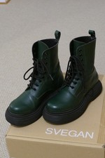 Alohas Combat Boots Cucumber Green Vegan Größe 37