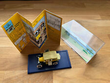 Modellauto Tintin Tim & Struppi Ford T 1910 gelb AU CONGO 1:43 in Acrylvitrine