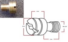 Vergaserdüse für Mikuni Vergaser rund Größe 65 - 210 Düse Hauptdüse 8mm Düse