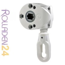 Markisengetriebe, Schneckengetriebe 9 : 1, weiß, braun, grau Kurbelgetriebe