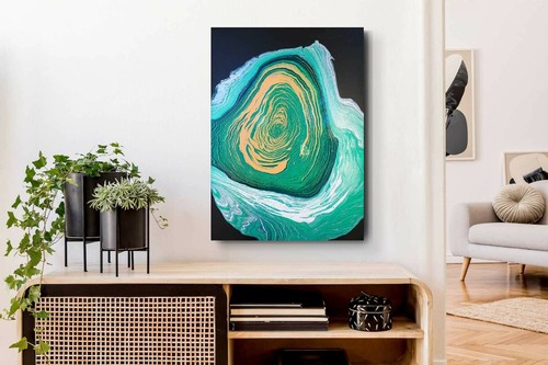 Abstrakte malerei kunst - malerei, acryl