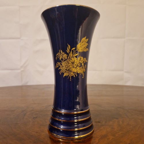 Capodimonte vase kobaltblau - vase,
