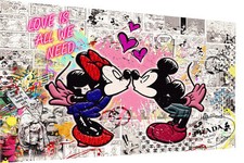Leinwand Bilder Micky Minnie