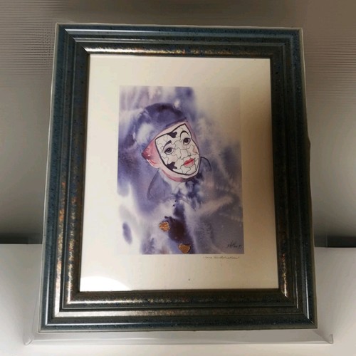 Bild druck pierrot clown - druck,