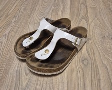 Birkenstock Gizeh Sandalen weiß Gr. 39 (normale Weite)