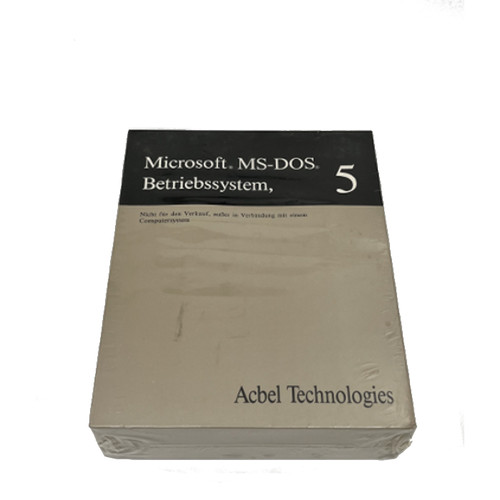 Dos betriebssystem - ms-dos, 5