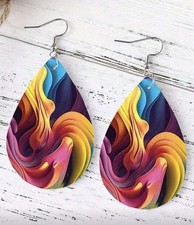 Coole Ohrringe Bunt NEU