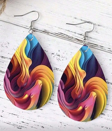 Coole ohrringe bunt neu - ohrringe,