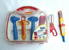 ARZTKOFFER : 6-Teilig / mit Koffer - Arztspiel Doktorspiel Doktorkoffer 