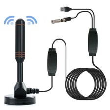 L11C DVB-T2 HD Antenne, DAB Stabantenne mit 5m Kabel, Verstärker, HD Empfang