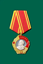 Lenin Orden Russland    Medaille Sowjetunion Kopie Neu Top!