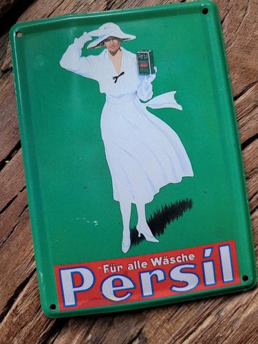 Antikes persil blechschild - ,