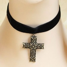 Gothic collier großes kreuz - gothic,