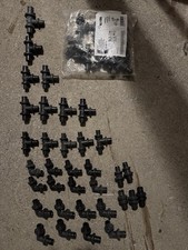 45x Rehau Rautitan Fittinge T-Stücke Winkel Kupplung