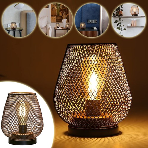 Metall käfig tischlampe - metall, käfig-tischlampe