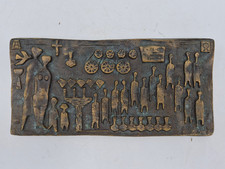 Bronze Relief Bildplatte 50