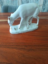 Reh  weiß,   Porzellanfigur