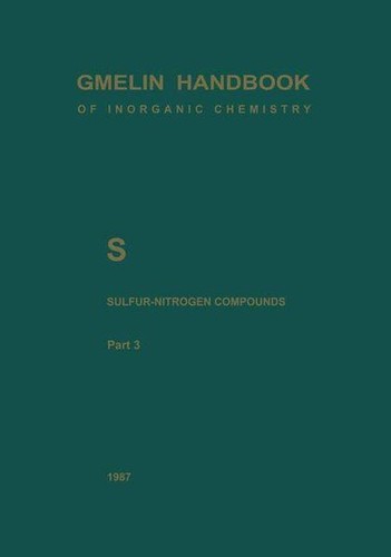 Gmelin handbook inorganic - gmelin,