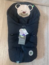 Odenwälder Babynest Mucki Fußsack für Tragewanne und Autositz NEU schwarz