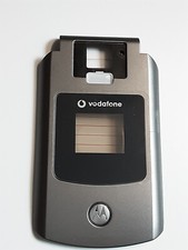 Original Motorola V3x  Front Display Rahmen Stone Grey Neu