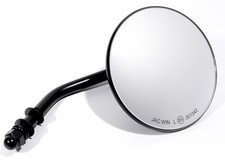MINI SPIEGEL SCHWARZ FÜR HARLEY DAVIDSON CHOPPER CUSTOM OLD SCHOOL BLACK NEU TOP