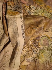 2 Dekoschals bunt gemustert je ca. 65 x 220 cm mit Kräuselband