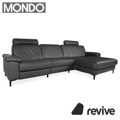 Mondo maestra leder - leder, ecksofa