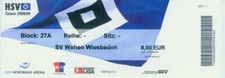 Ticket  Hamburger SV - SV Wehen Wiesbaden DFB-Pokal Viertelfinale Saison 2008/09
