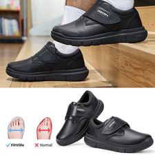 FitVille Weite Lederschuhe mit