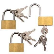 3x Vorhängeschloss Schloss