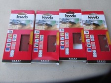 KWB 4 Packungen Schleifpapier Schleifer   80x133mm Körnung mix   /  ContPal9aK11