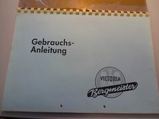 Victoria Bergmeister V 35 Gebrauchanleitung - anleitung, Ringbindung