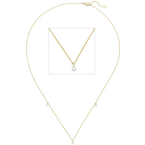 Damen collier halskette 750er - collier,