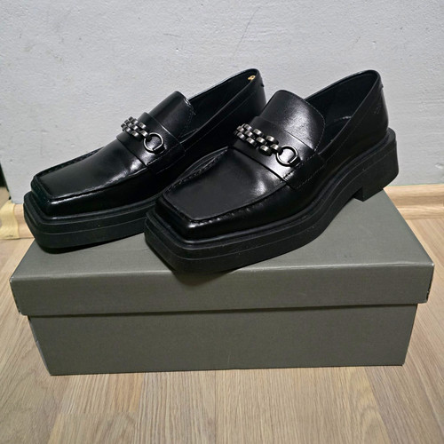 Vagabond loafer schwarz leder - schwarz,