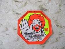 Aufkleber McDonald Aktion Sicherer Schulweg alt