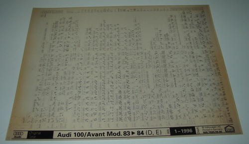 Ersatzteilkatalog auf