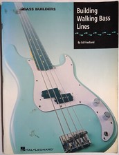 BUILDING WALKING BASS LINES BUCH BOOK VON ED FRIEDLAND TABULATUR BASS BUILDERS