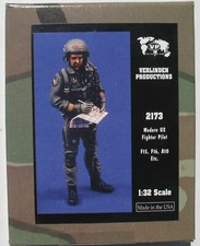 VERLINDEN Modern US Figther Pilot F-15, F-16 A-10 - 1:32 Resin Figure Kit Figur