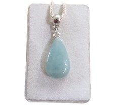Aquamarin Cabochon Anhänger